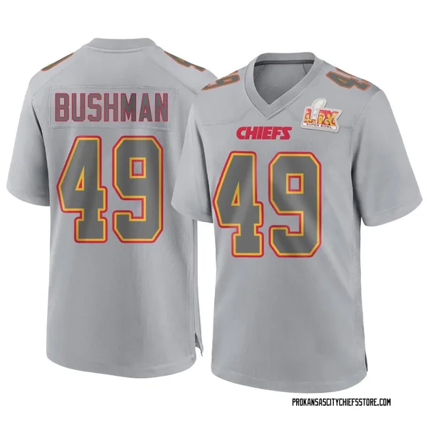 Men's Matt Bushman Kansas City Chiefs Game Gray Atmosphere Fashion